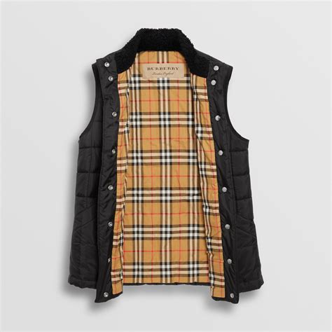 burberry gilet womens|burberry parka women's.